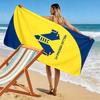 Asciugamano da Spiaggia Stampa Hellas Verona, Asciugamano Grande Morbido Asciugatura Rapida per Spiaggia Campeggio Nuoto
