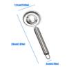 Efficient Eggs White Yolk Separator Long Handle Eggs Divider Tool Food Grade Stainless Steel Kitchen Gadget