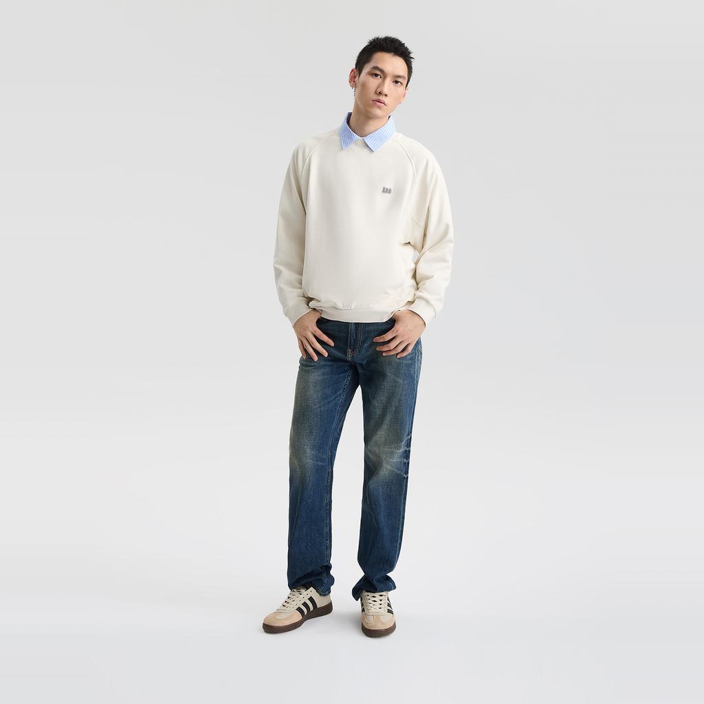 Lee FW25 Sweatshirt Men's White LMT011097209288K15000