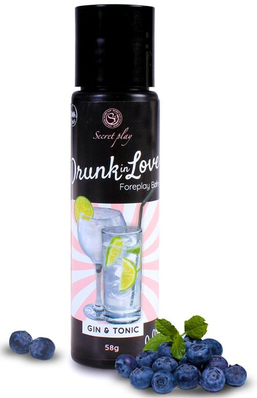 Lubrifiant Comestible Drunk In Love Gin & Tonic 60ml - Secret Play - Lubrifiants Comestibles