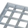 vidaXL Grille Silver 60 X 60 X 2 Cm Hot-dip Galvanized Steel