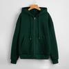 Casual Women's Loose Solid Color Fleece Zipper Jacket Long Sleeve Sweatshirt Top