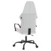 Gaming Chair In White and Pink Synthetic Leather