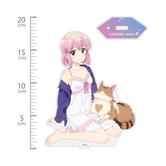 Nijigen Cospa Machikado Mazoku 2-chome Chiyoda Momo Acrylic Stand (Large) Otomari Ver.