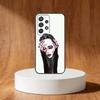 M-Marilyn Singer Manson Phone Case For Samsung S25,S24,S21,S22,S23,S30,Ultra,S20,Plus,Fe,Note,10,9,5G Black Cover