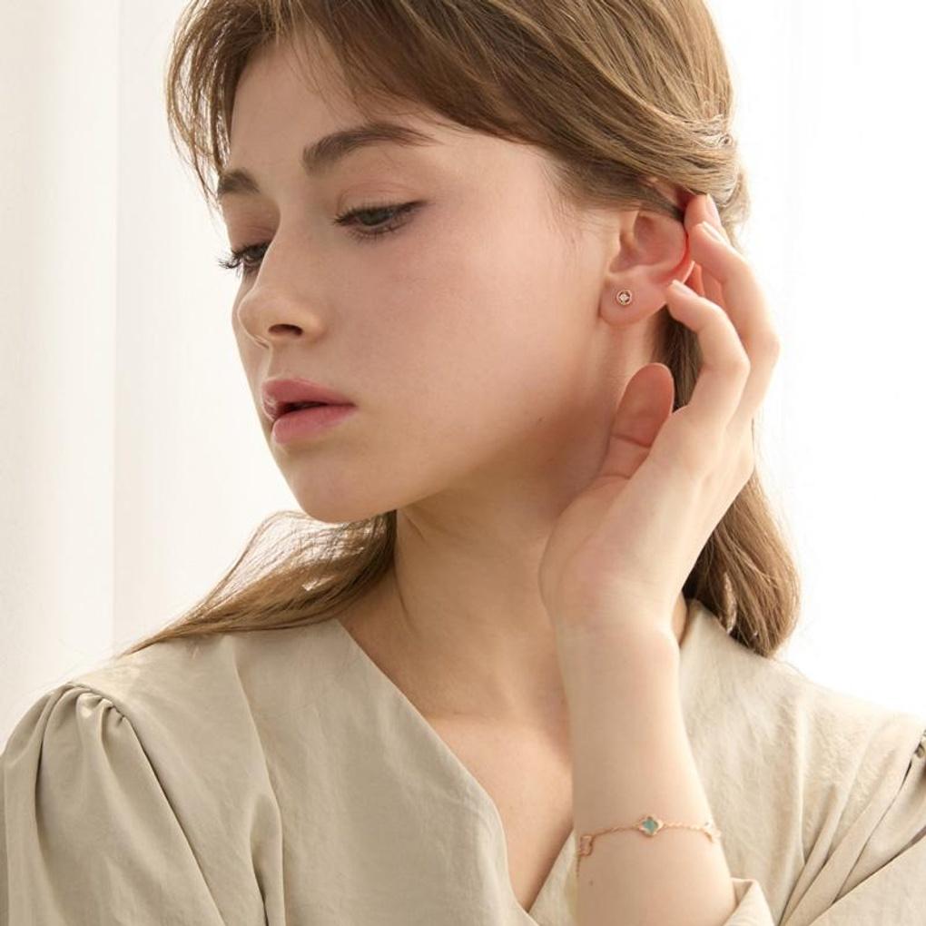 [LsSHOP] 14K Delight Earrings 3-Piece Set (Gold Plated)_LJ5025BRE