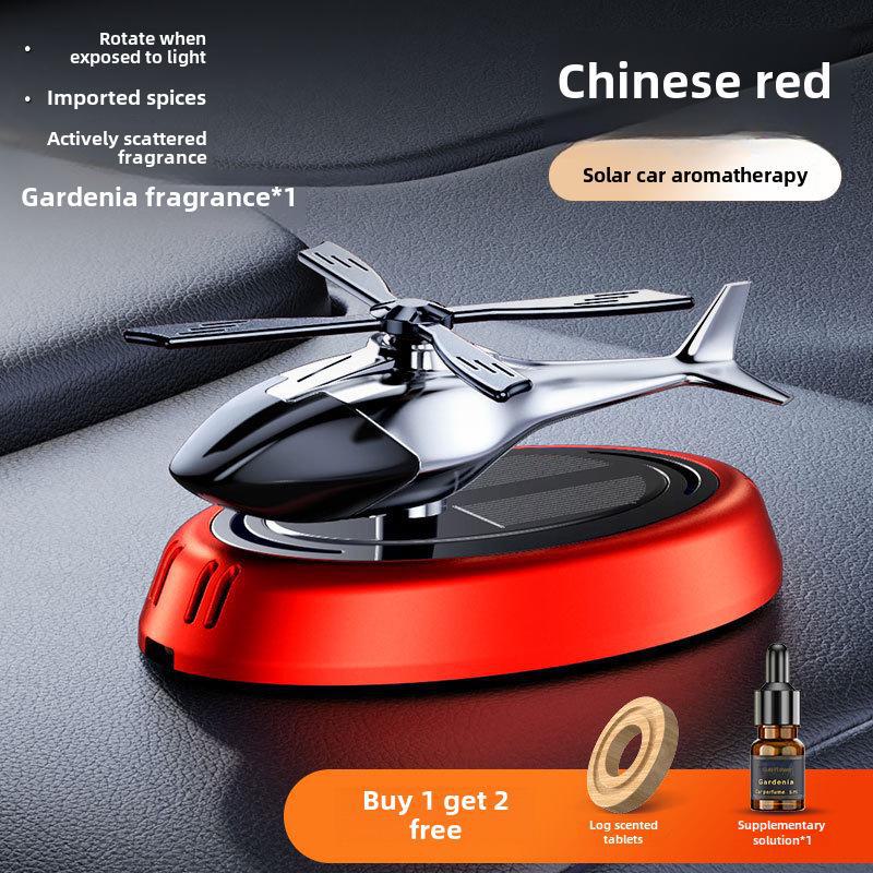 

Подвесной ароматерапевтический светильник на солнечной батарее для центральной консоли самолета с вращающимся сиденьем, креативное украшение для духов. Gardenia красный