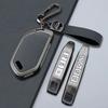 Interior Mouldings Zinc alloy + leather car key case cover for Kia Ceed ProCeed GT Niro K5 DLS Optima Seltos Cadenza K7 K8 XCeed