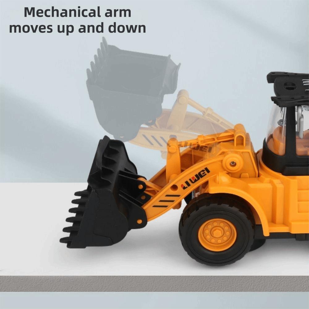 Colorful Music Electric Bulldozer Toy Lighting Effects Bulldozer Toy Kids Birthday Gifts