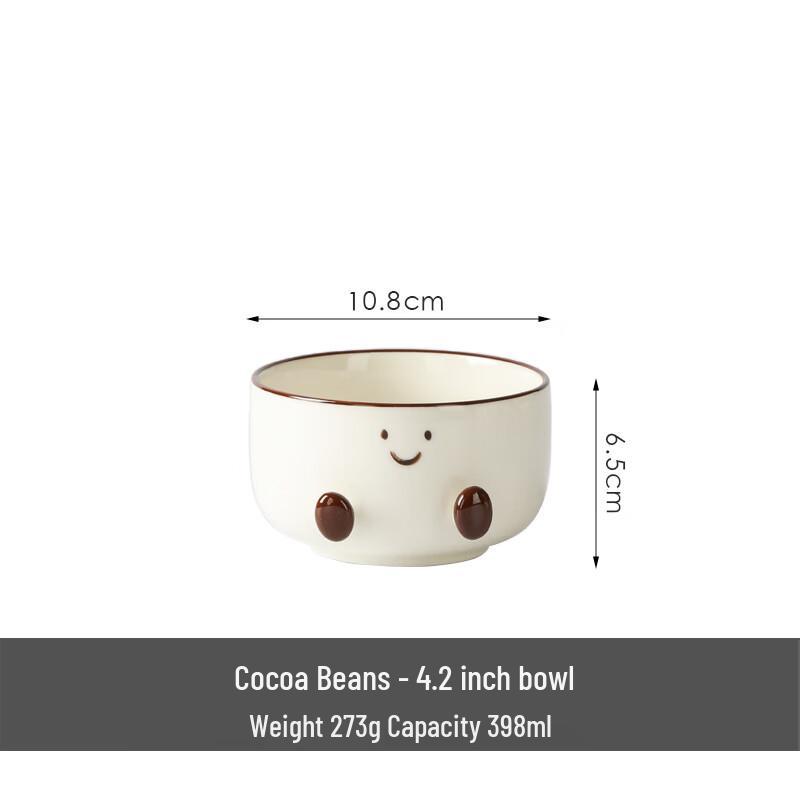 ZISIZ Cocoa Bean Tableware Set