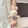 Cute Plush Rabbit Hair Tie, Cartoon Animal Hair Ring for Women, Soft And Comfortable Hair Accessories