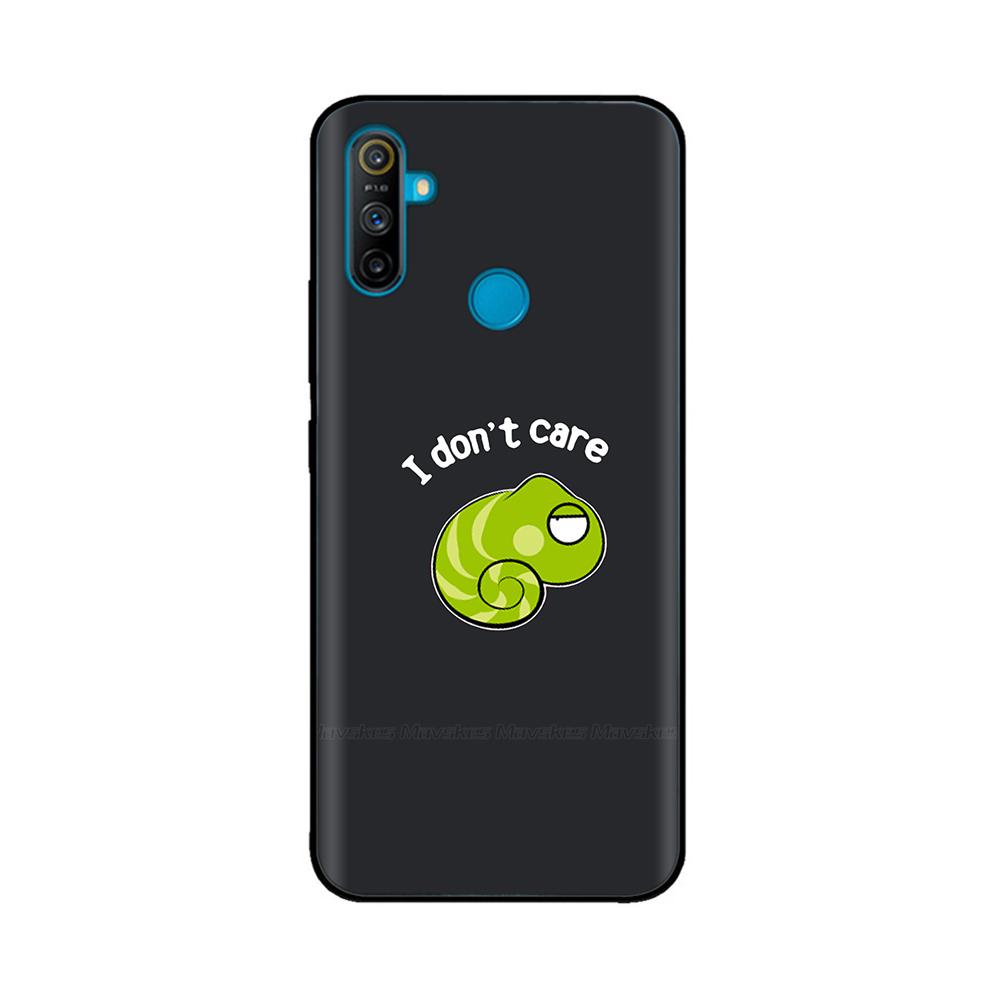 Etui do Realme C3 Miękkie Czarne Silikonowe TPU Wzór Tylna Klapka Do OPPO Realme C3 RMX2020 C 3 RealmeC3 Malowane Etui na Telefon Fundas
