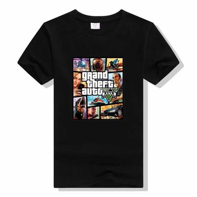 Grand Theft Auto Gta T Shirt Men Game Graphic T Shirts Po...