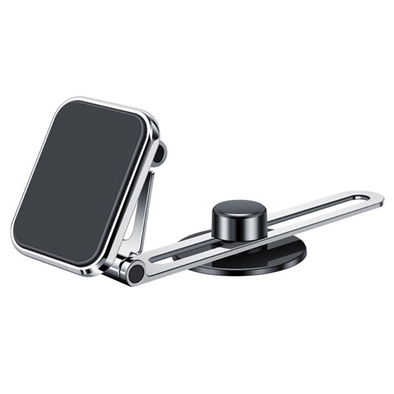 New Magnetic Car Phone Holder 360 Degree Rotating Hidden Folding Design Universal GPS Navigation Bracket Stand for  IPhone 13 14