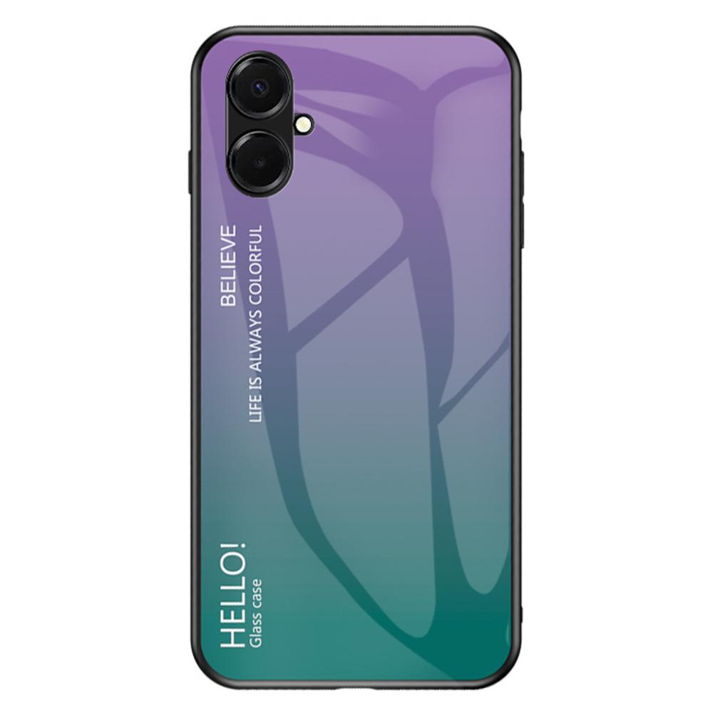 For Samsung Galaxy A07 4G Case Anti-Scratch Tempered Glass+PC+TPU Phone Cover