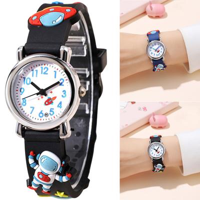 Children Quartz Wrist Watch Easy To Read Kindergarten Learn Time Watches for Toddlers Boys Girls
