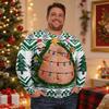 Men's Casual Lined Crewneck Sweatshirt Pullover for Fall and Winter Wear