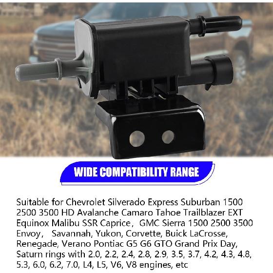 Car Vapor Canister Purge Valve, OEM#12597567 214-1680 Vehicle Evaporator Emission Canister, Automotive EVAP Solenoid Replacement, Compatible With