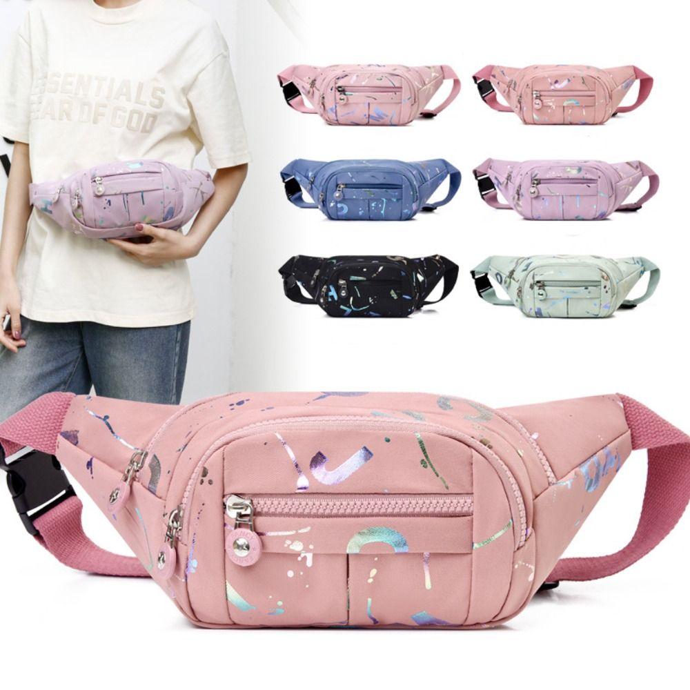 

Oxford Cloth Waist Bag 6 Colors Sports Chest Bag Casual Small Cloth Bag Unisex