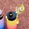 500ML Gradient Color Sports Water Bottle Large Capacity Plastic Cup for Outdoor Beach Travel Gym Fitness Portable Drink Jug