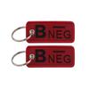 1 Stück Rote Serie Gestickter Schlüssel Cool Buchstabe Zitat Schlüsselanhänger Schlüsselanhänger Für Auto Motorrad Schlüsselanhänger Halter Schmuck Zubehör