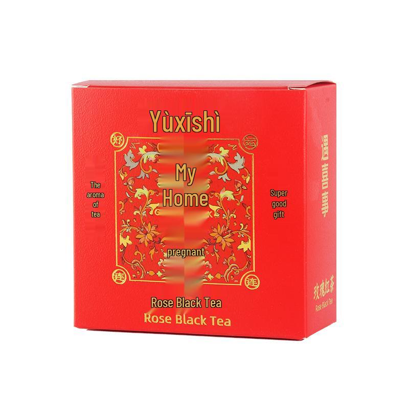 

Пакетики чая Yuxi Shi Xicha – Подарочный набор для свадьбы и фестиваля Rose Tea [2g*4 bags] 1 box