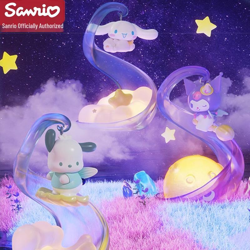 Sanrio Family Luminous Elf Ornament: Kuromi & Pompompurin Atmosphere Lamp