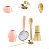 Ceremonial Matcha Tea Set Ceremony Accessories Stainless Sifter, Traditional Whisk and