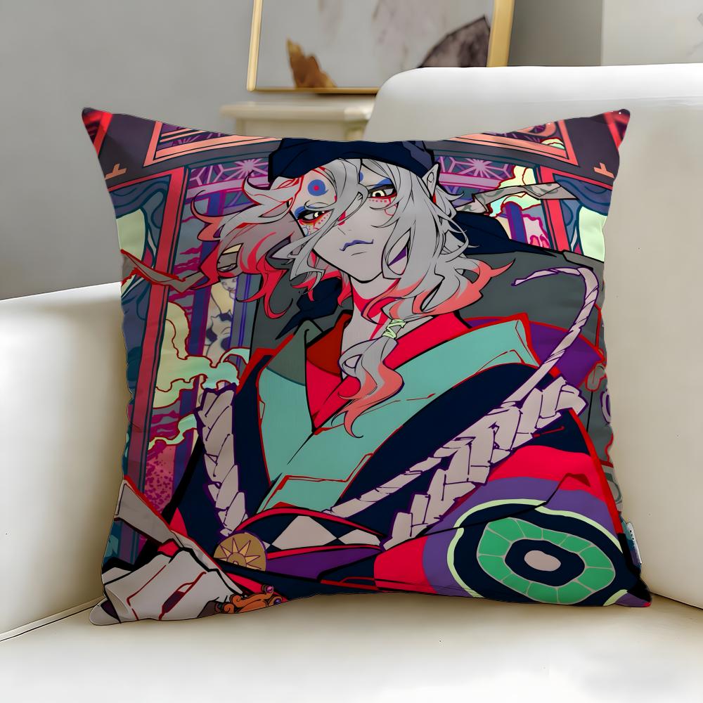 classic anime Mononoke Cushion Cover Soft & Easy-Wash Pillow Case – Versatile for Couch, Bed, Travel and Office