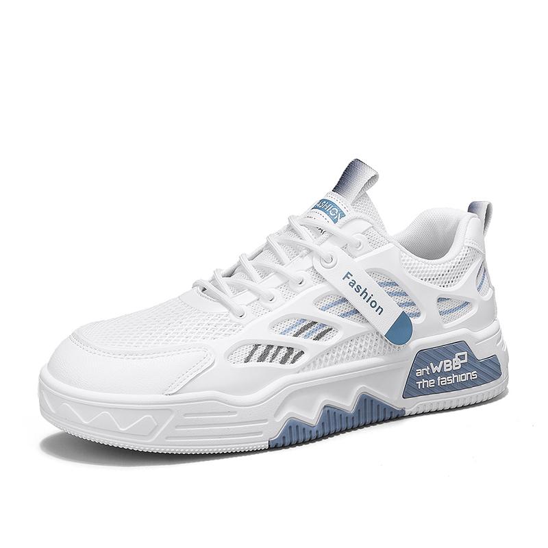 Students' Casual Borad Shoes Four Season New Breathable Soft-Sole Non-Slip Men'S Outdoor Walking Shoes Fashion Sports Flat Shoes