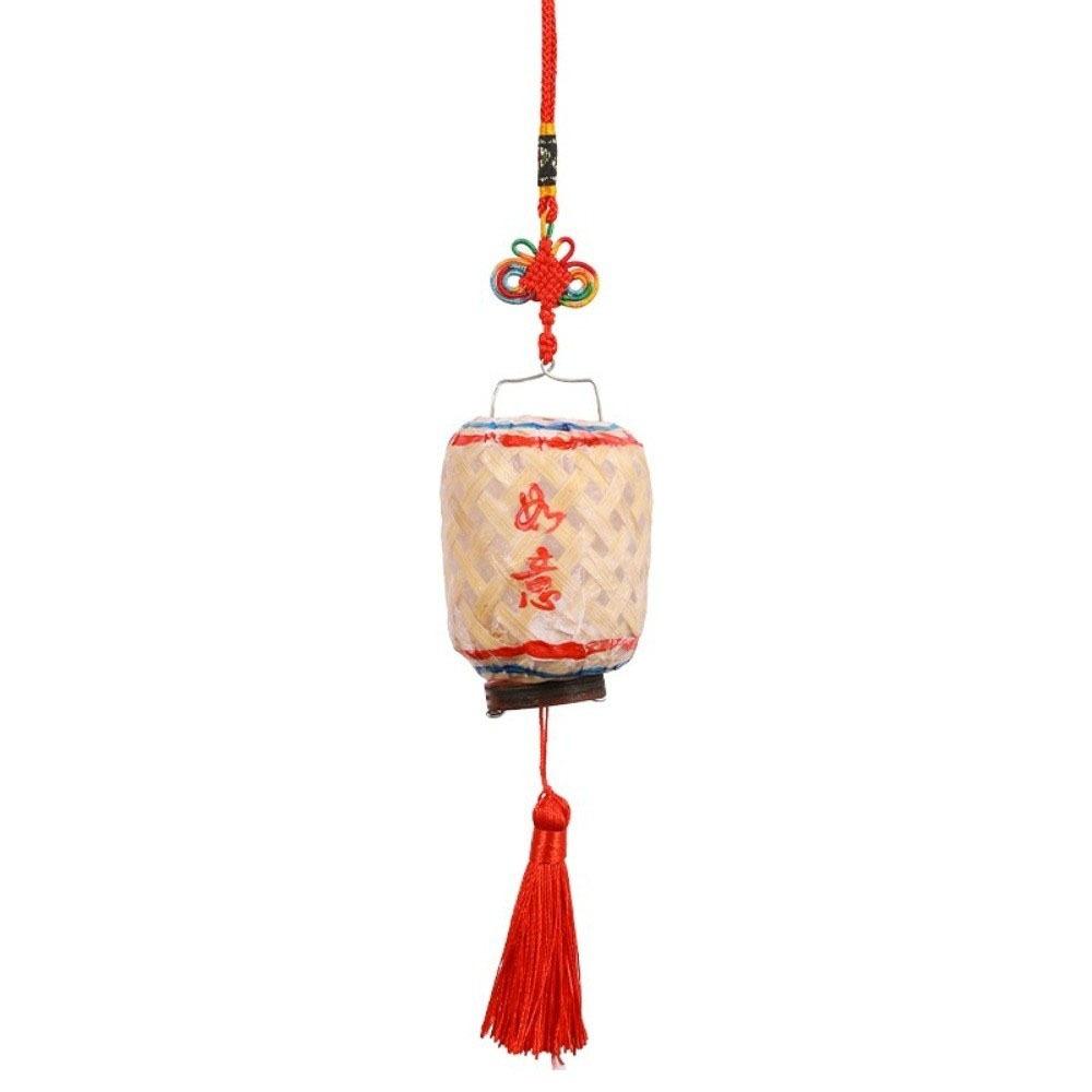 Bamboo Weaving Cage Mid-Autumn Festival Lantern Bamboo Portable Lantern  Home Decoration