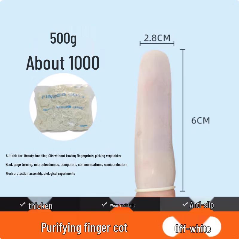 Thickened Latex Disposable Finger Cots