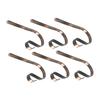6x Christmas Stocking Holders Anti Slip Iron Christmas Decoration Mantel Stocking Hooks for Staircases Party Shelf Festival Desk