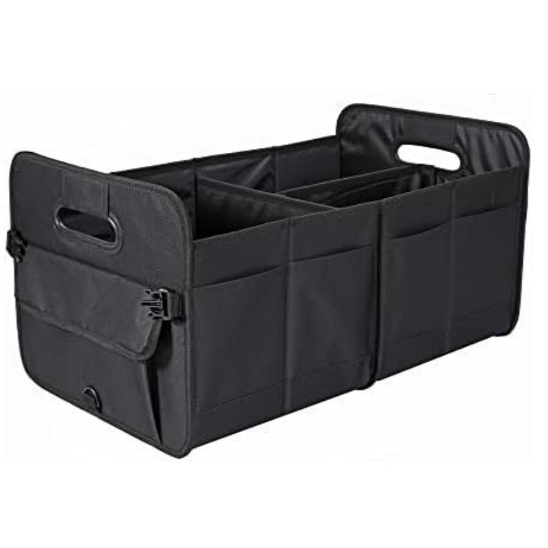 Car Storage Box Foldable Car Trunk Storage Box with Large Compartment Space