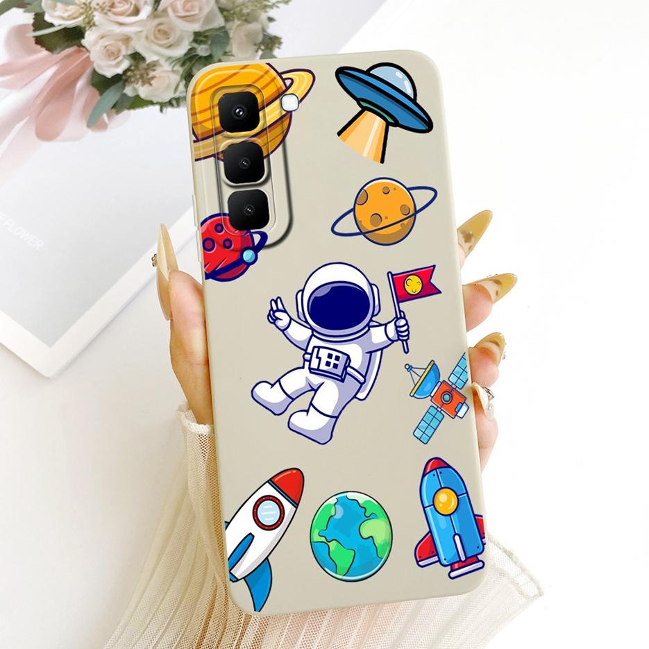 For Infinix Hot 70 5G Case X6895 X6895B Pretty Girl Sunflowers Painted Cover Soft TPU Phone Case For Infinix Hot 70 Hot70 Fundas