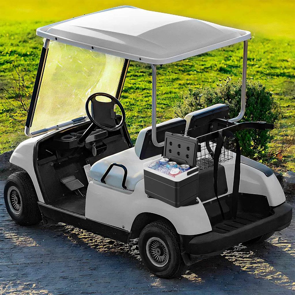 Golf Cart Ice Cooler with Mounting Bracket Kit 6L Capacity Portable Universal Fit Replacement for E‑Z‑GO Golf Cart