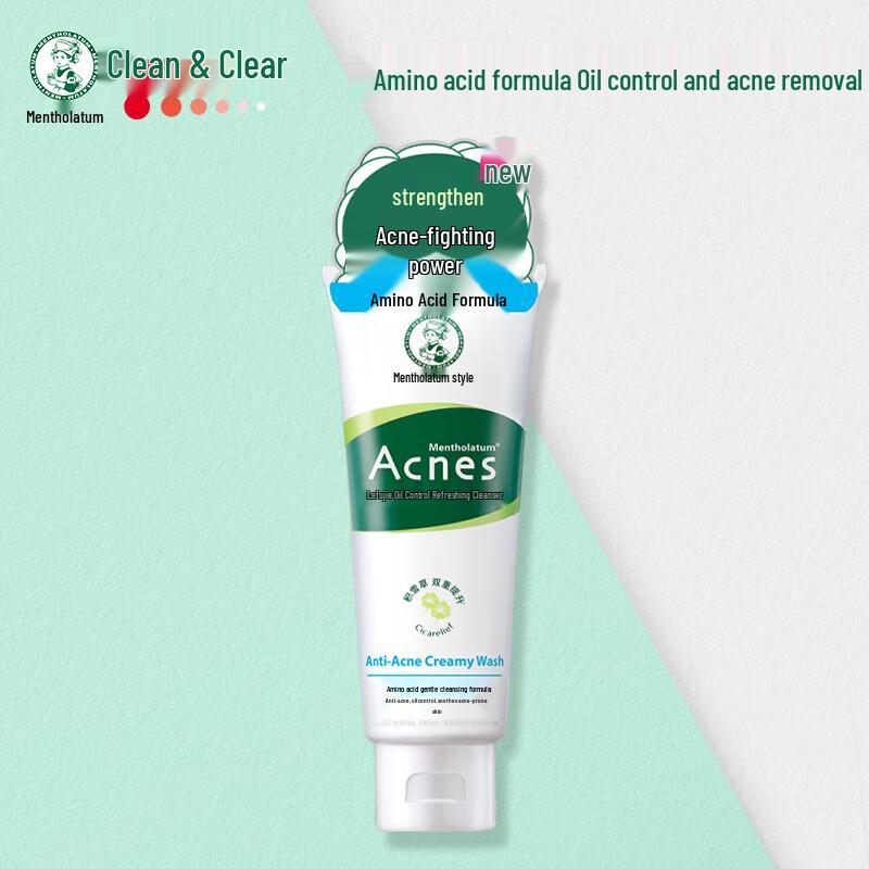 

Mentholatum Acnes Oil Control Amino Acid Facial Cleanser