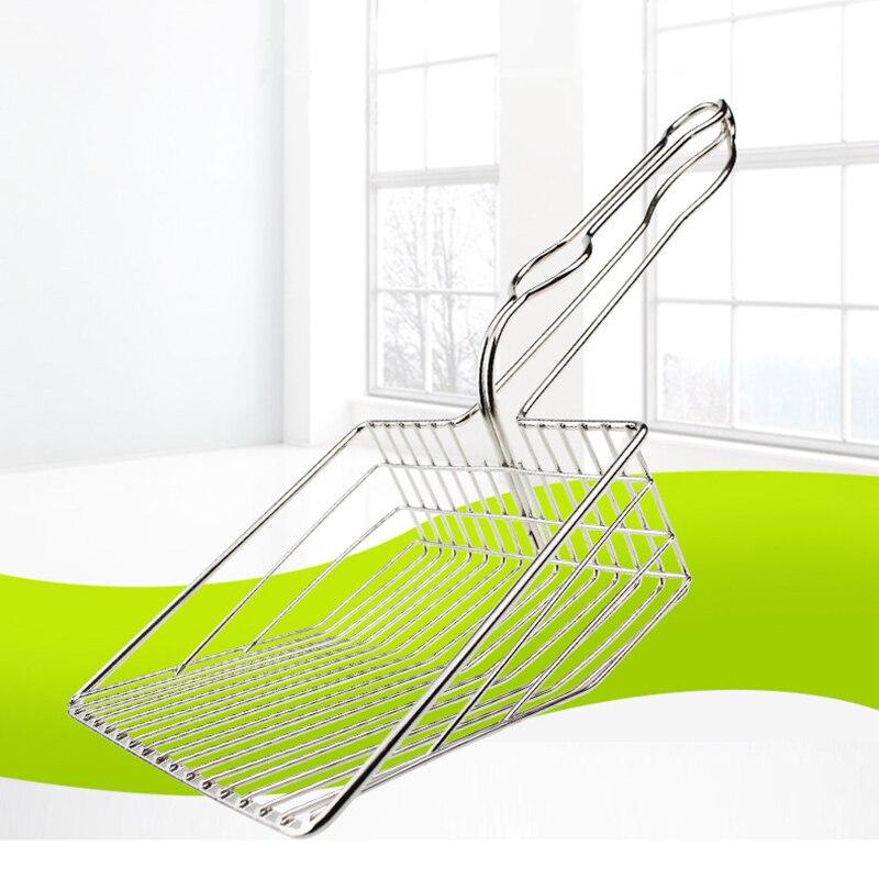 Paslanmaz Çelik Kedi Kumu Küreği Metal Dışkı Kürekleri Evcil Hayvanlar Kedi Kumu Kum Küreği Evcil Hayvan Dışkısı Artefakt Köpekler Kürek Evcil Hayvan Temizlik Aracı