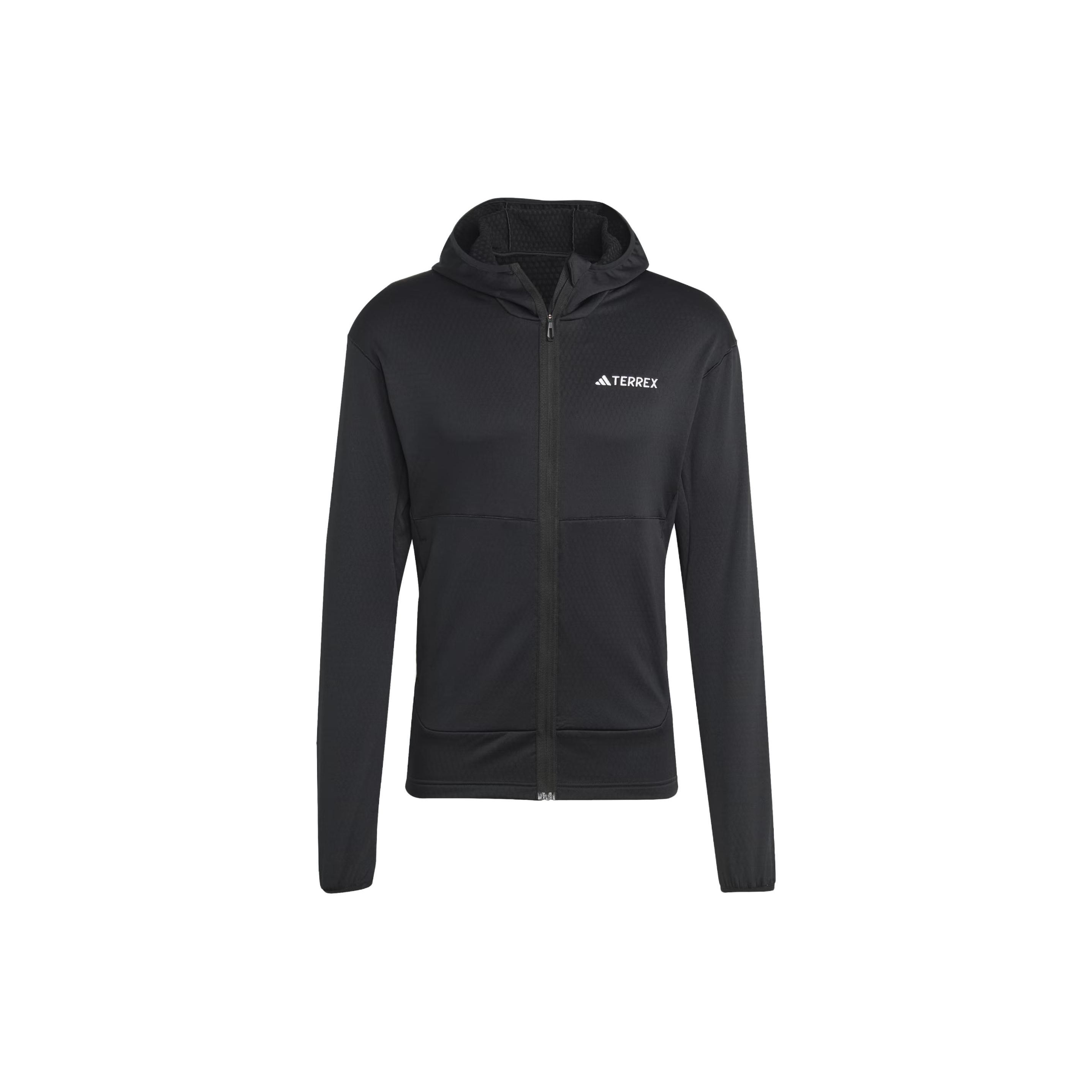 Adidas Terrex Xperior Light Fleece Hooded Jacket Men Jackets Black IB1832 M