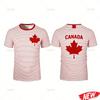 T-shirt da uomo con motivo bandiera canadese Nuova Stampa 3D Foglia d'acero Manica corta T-shirt Asciugatura rapida Estate Esterno Girocollo Magliette