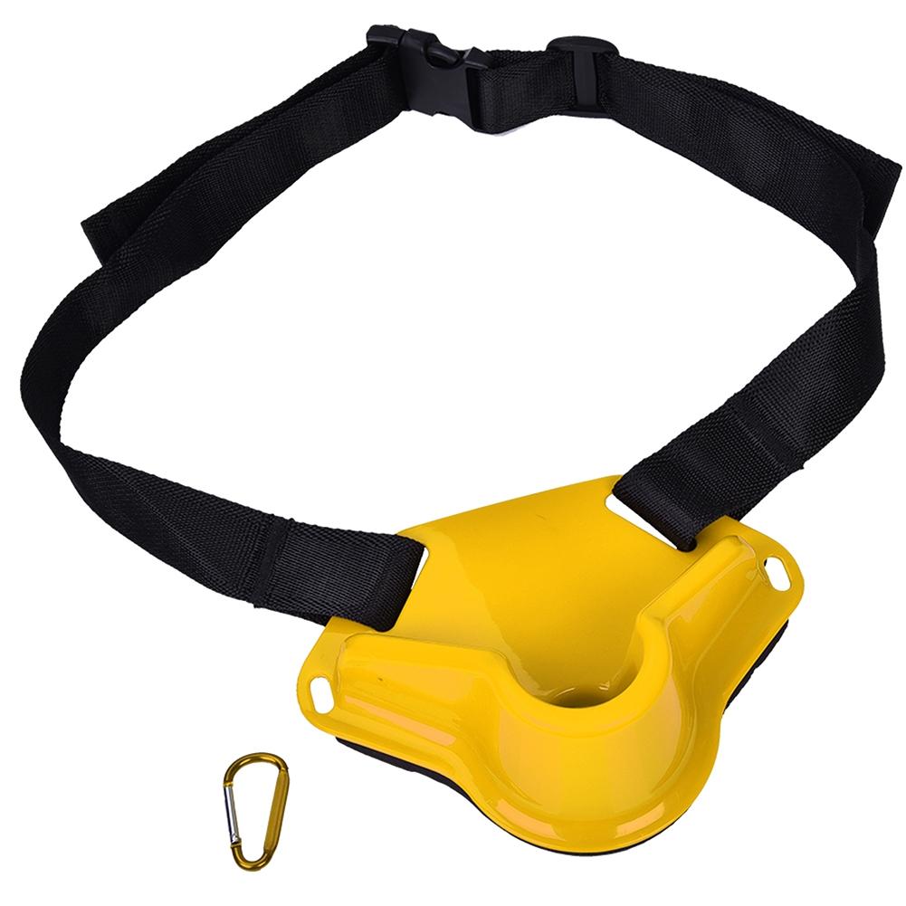 Boat Rock Fishing Rod Pole Holder Adjustable Waist Fighting Belt Tackle Accessories