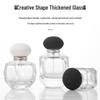 Transparent Glass Perfume Spray Bottle with Cap and Nozzle