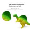 12/24pcs Simulated Dinosaur Model Toy Set Children's Party Gift Birthday Carnival Prize DIY Styling Desktop Decoration Ornaments