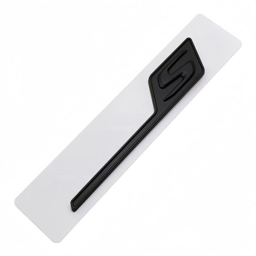 1PC ABS GT C S R Logo Badge Sticker Car Rear Trunk Emblem Decal High-Quality Automotive Styling Accessories