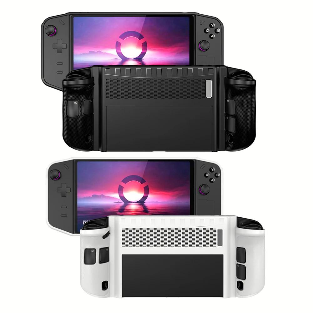 TPU Hülle Stoßfeste Schutzhülle mit Ständer Sturzsicher Weiche Schutzhülle Anti-Rutsch für Lenovo Legion GO Spielkonsole