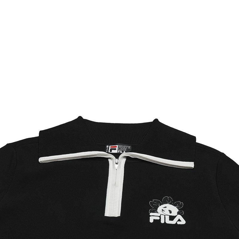 New FILA HERITAGE Short Sleeved Dress Women's Correct F11W538315FBK