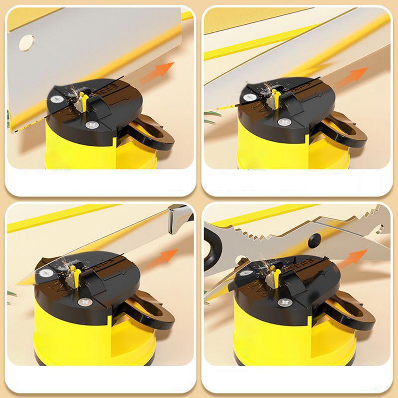 Portable Household Multifunctional Sharpening Tool with Strong Adsorption Suction Cup Small Manual Sharpening Stone