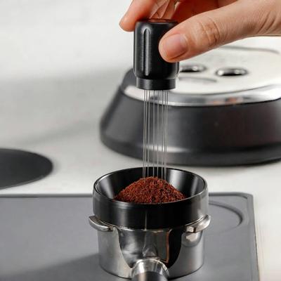 Espresso Powder Stirrer Stainless Steel Needle Coffee Distributor With Magnetic Stand WDT Tool Cafe Stirring Barista Accessories