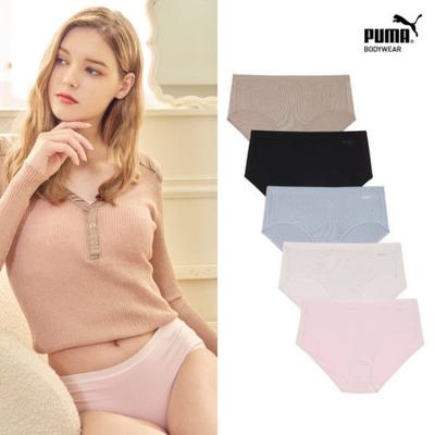 Bodywear Puma Women S Comfortable Rayon Triangle Panty 5 Piece Set