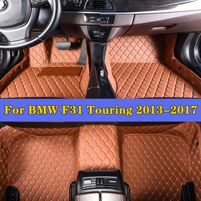 Autós lábpárnák BMW F31 Touring 2013-2017 autóhoz, autótartozékok védőbetét Egyedi autós padlószőnyegek autószőnyeghez